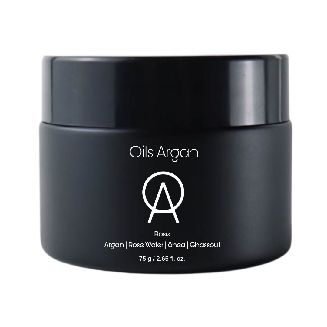 Revitalize your skin with our nourishing mask infused with rose water, argan oil, ghassoul clay, and shea. butter. Experience the hydrating and rejuvenating benefits as it deeply cleanses, moisturizes, and restores your skin's natural glow.